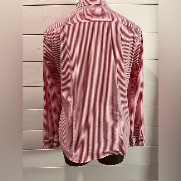 Red Striped Heart Button Shirt – Rabe size 40 - Picture 12 of 12